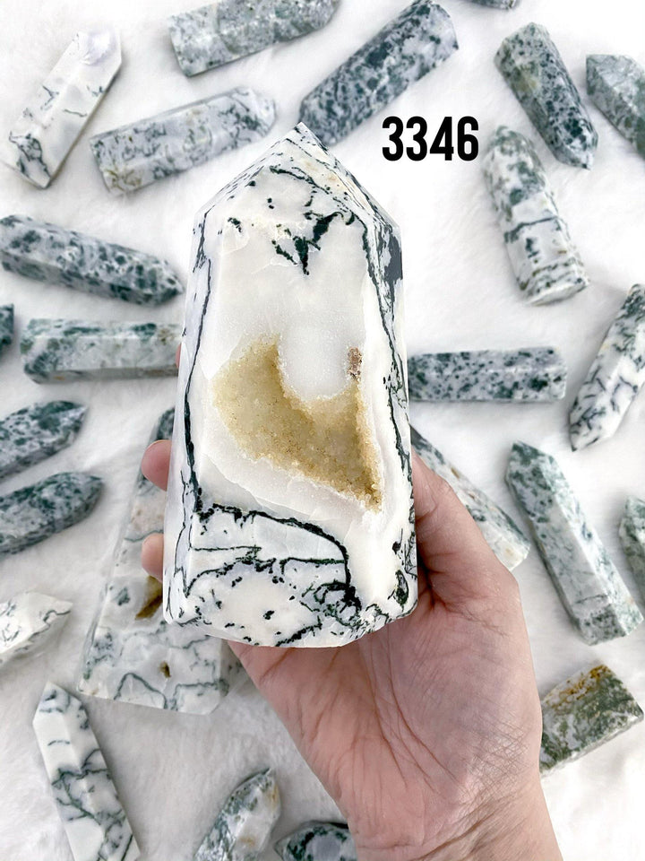 Tree Agate Towers - Uncommon Rocks