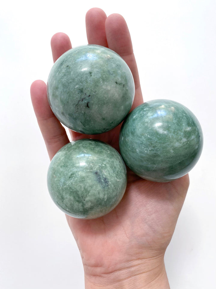 Green Aventurine Spheres