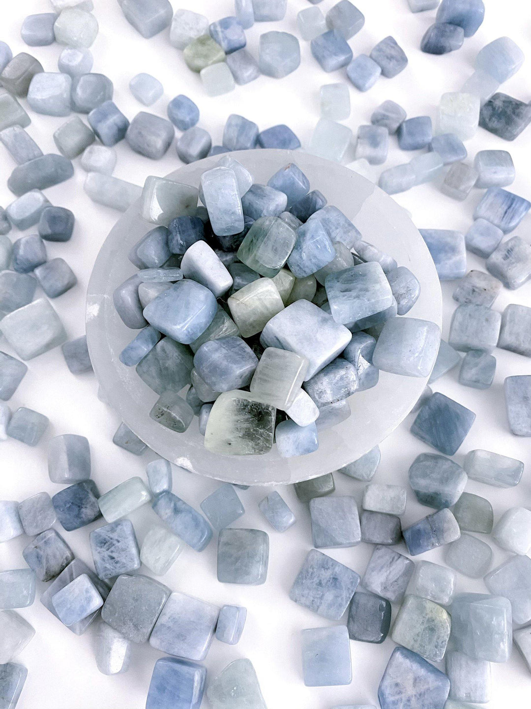 Aquamarine Tumbled Stones - Uncommon Rocks