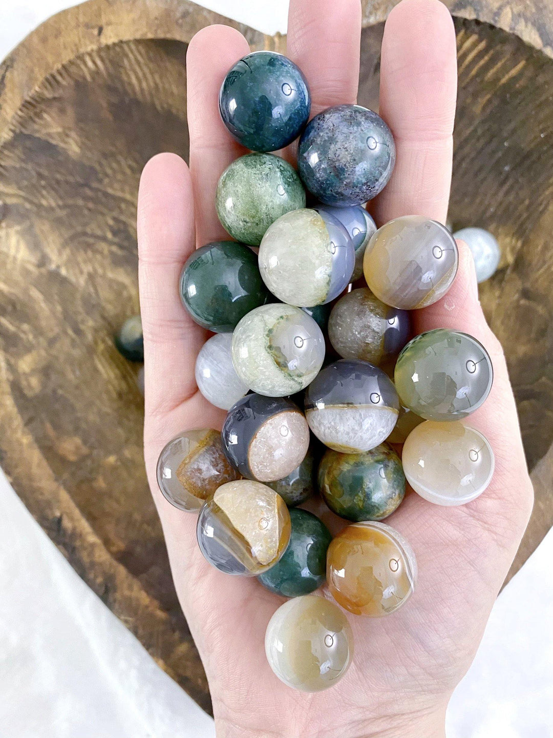 Agate Spheres - Uncommon Rocks