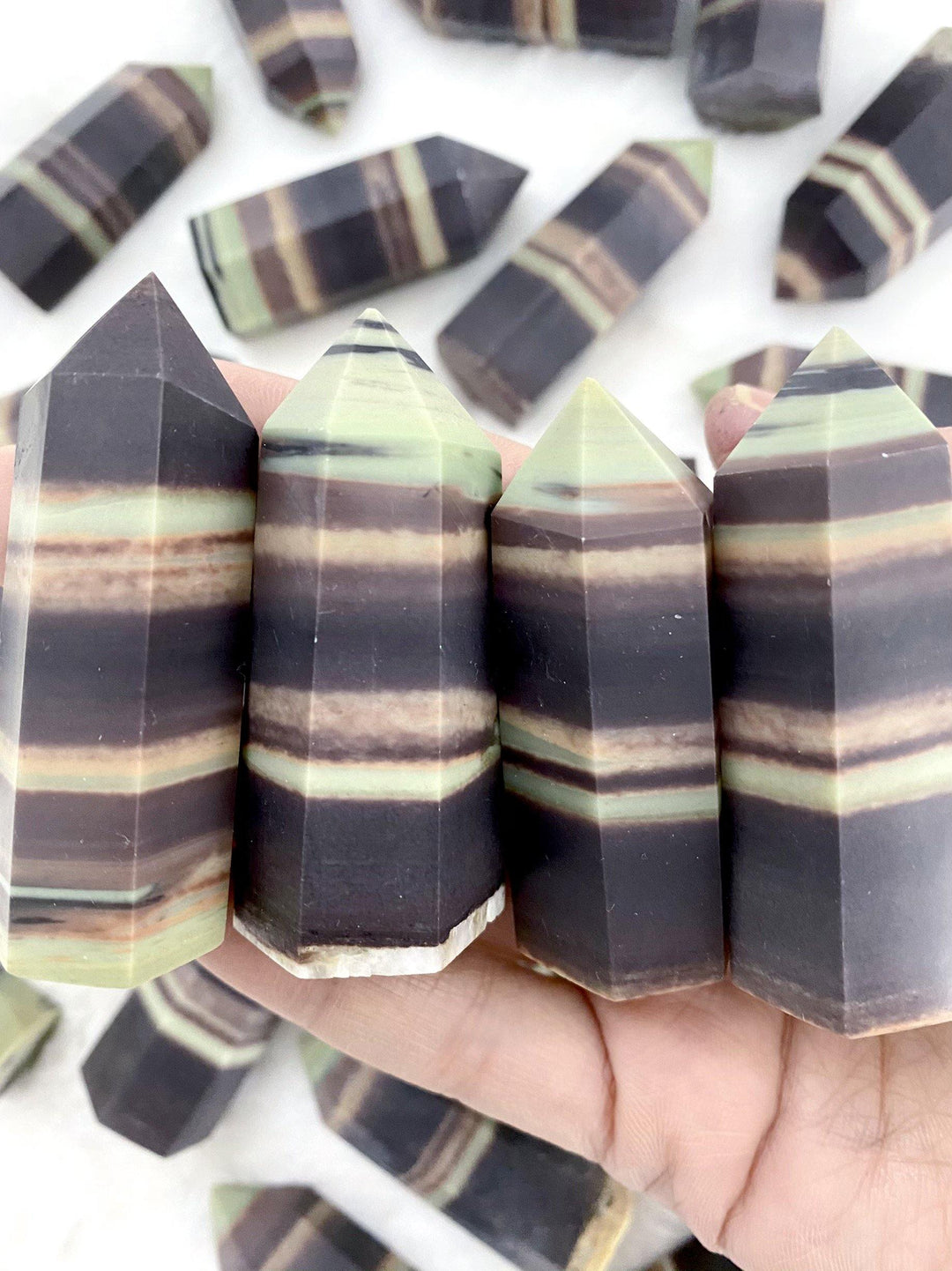 Purple Jade Points - Uncommon Rocks