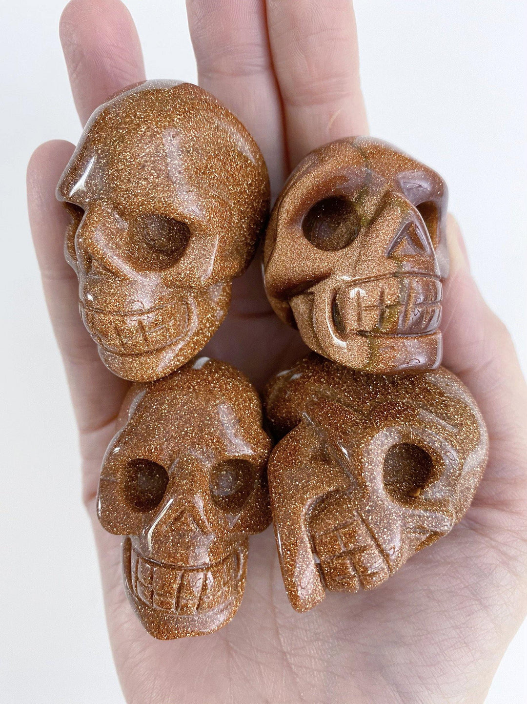 Red Sandstone Skulls - Uncommon Rocks