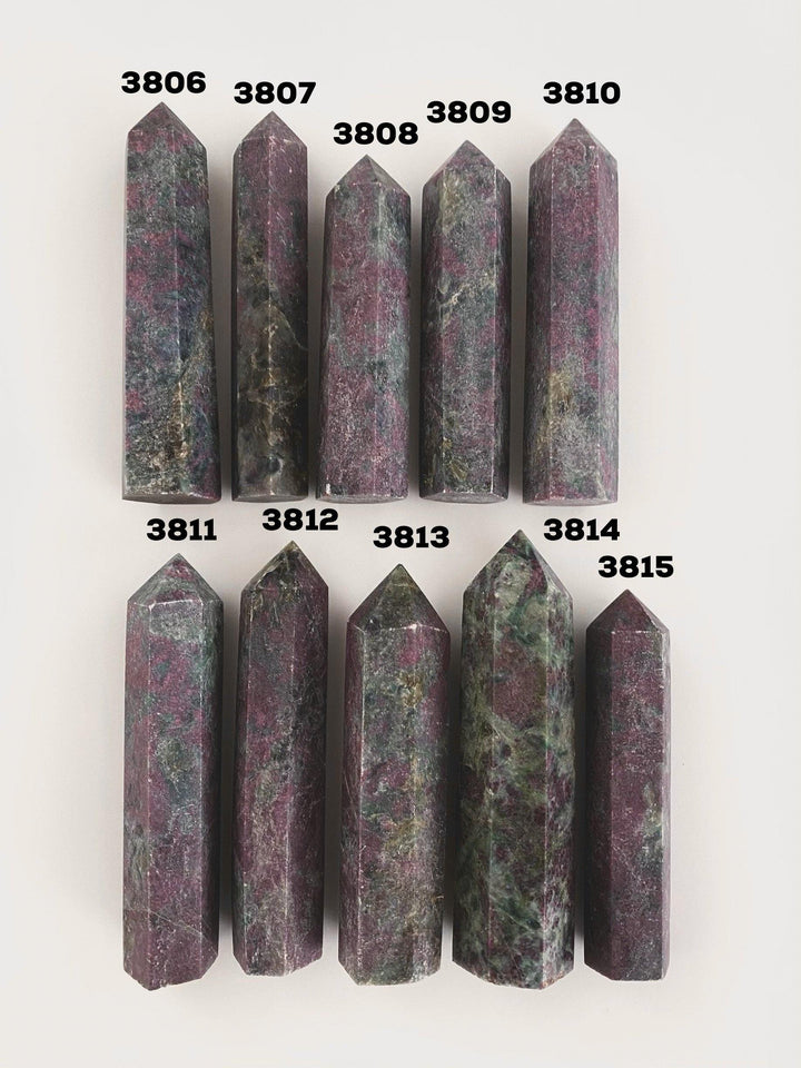 Ruby in Kyanite Towers - Uncommon Rocks