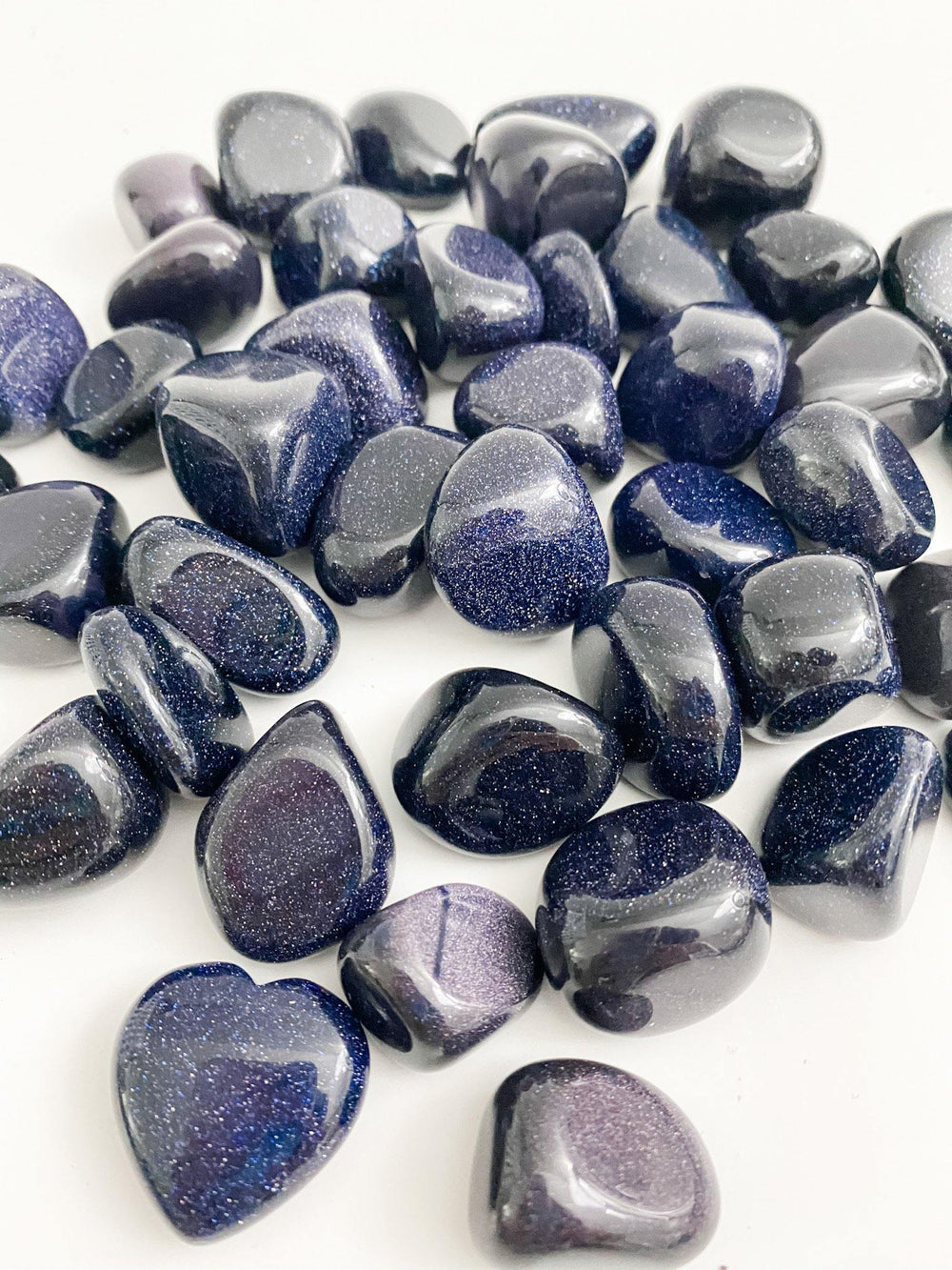 Blue Sandstone Tumbled - Uncommon Rocks