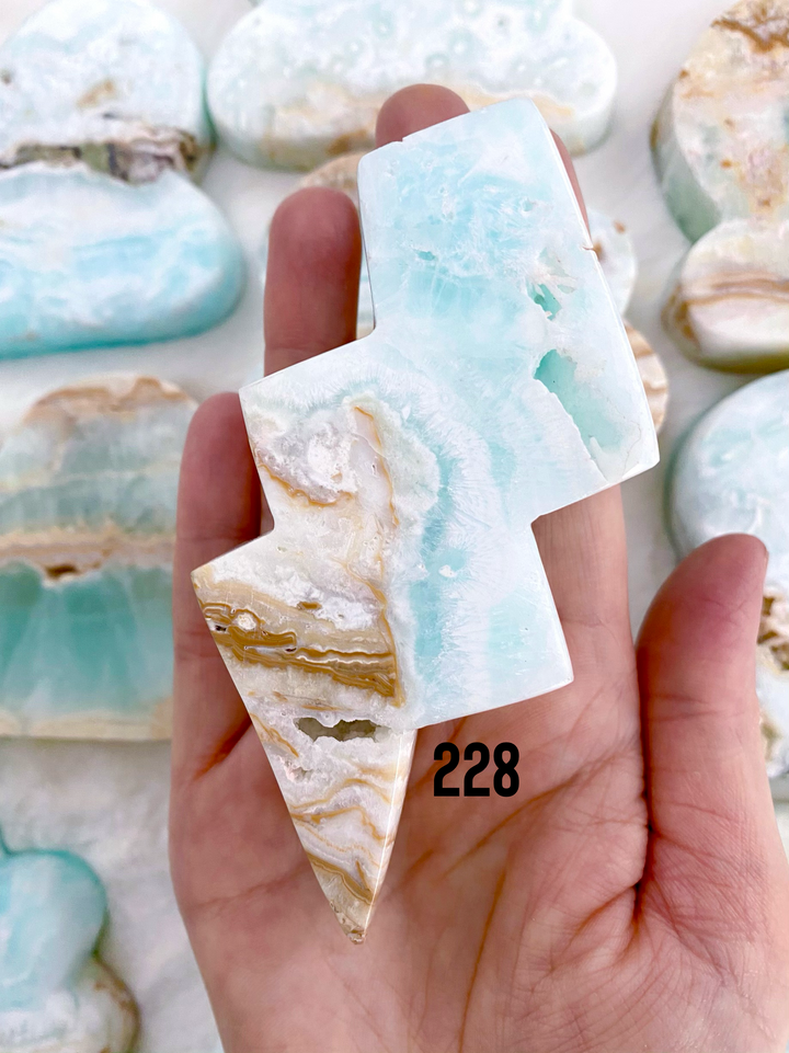 Caribbean Calcite Lighting Bolts - Uncommon Rocks