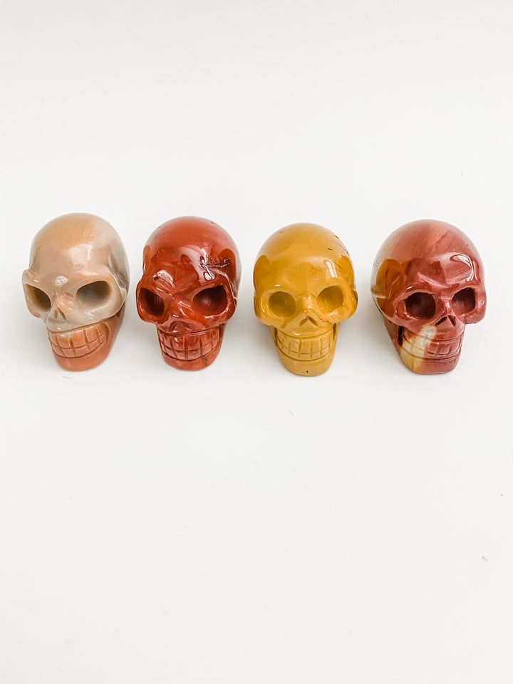 Mookaite Jasper Skulls