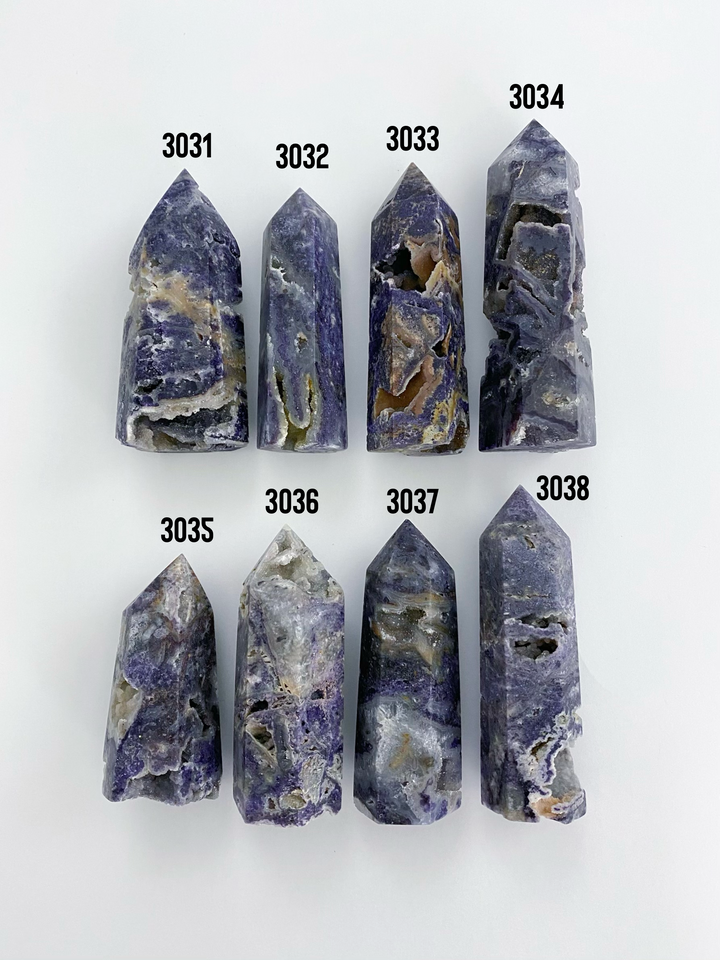 Fluorite Sphalerite Towers - Uncommon Rocks