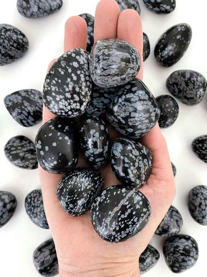 Snowflake Obsidian Tumbled