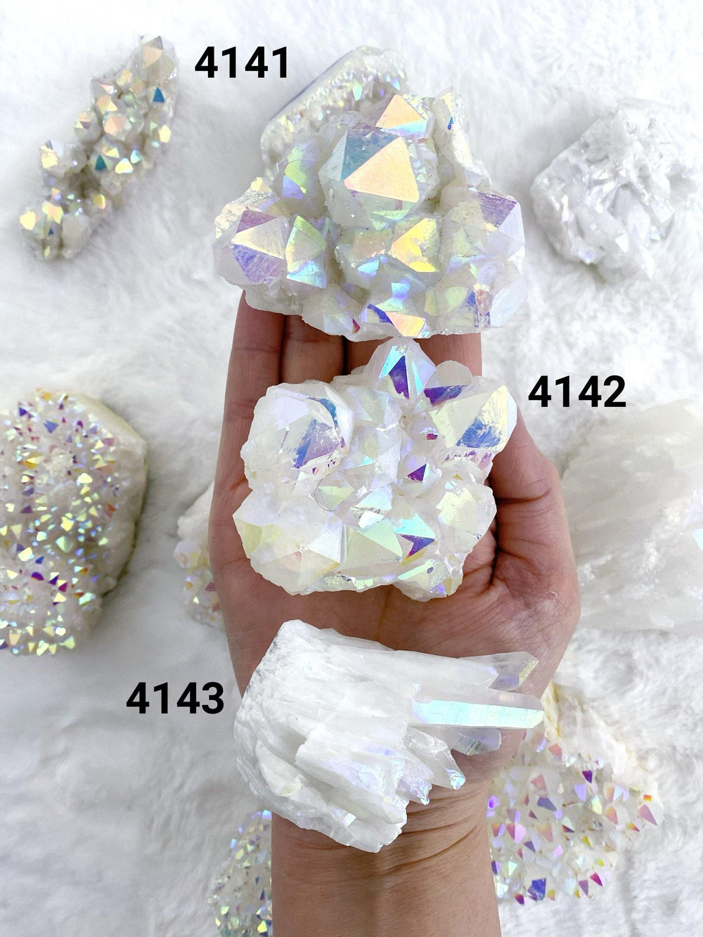 Angel Aura Cluster - Uncommon Rocks