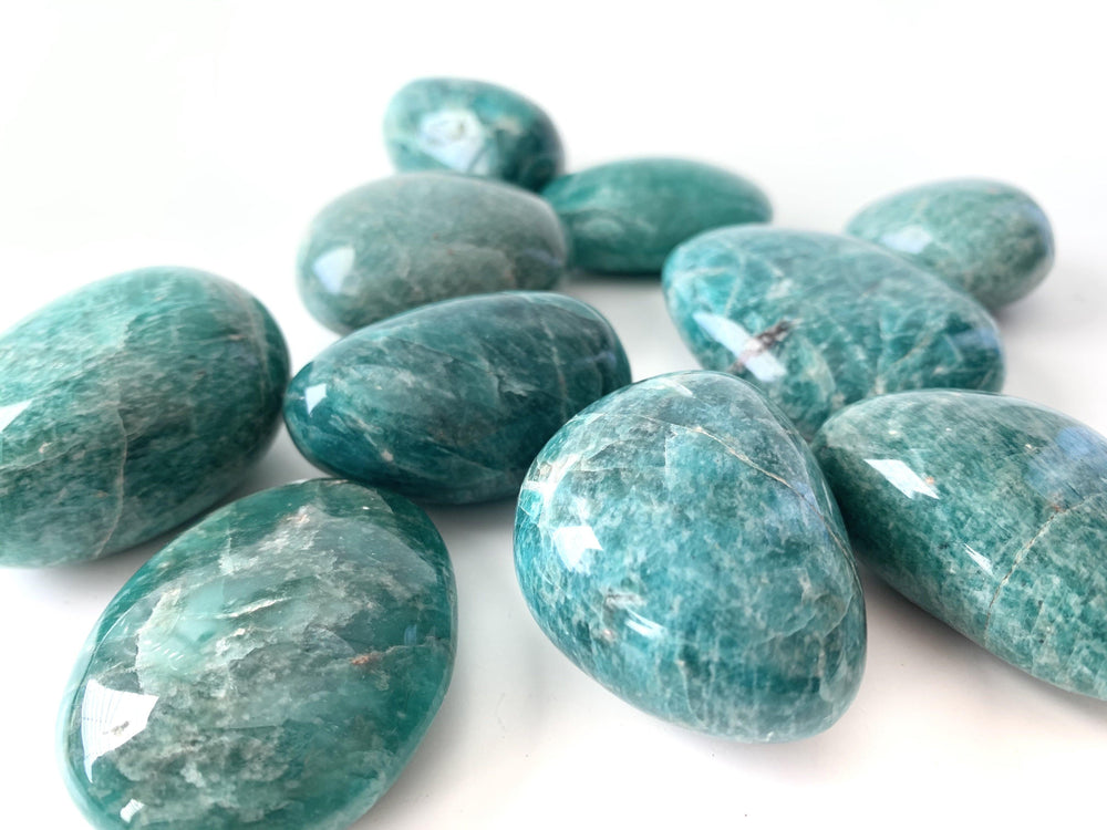 Amazonite Palm Stones - Uncommon Rocks