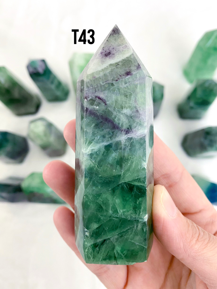 Green Fluorite Towers