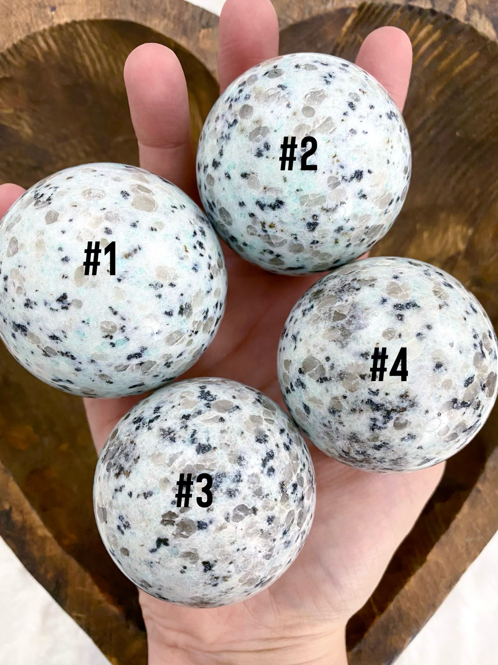 Kiwi Jasper Spheres - Uncommon Rocks