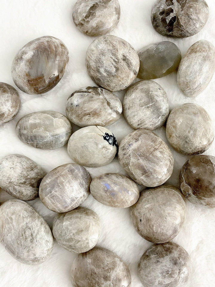 Moonstone Palm Stones - Uncommon Rocks