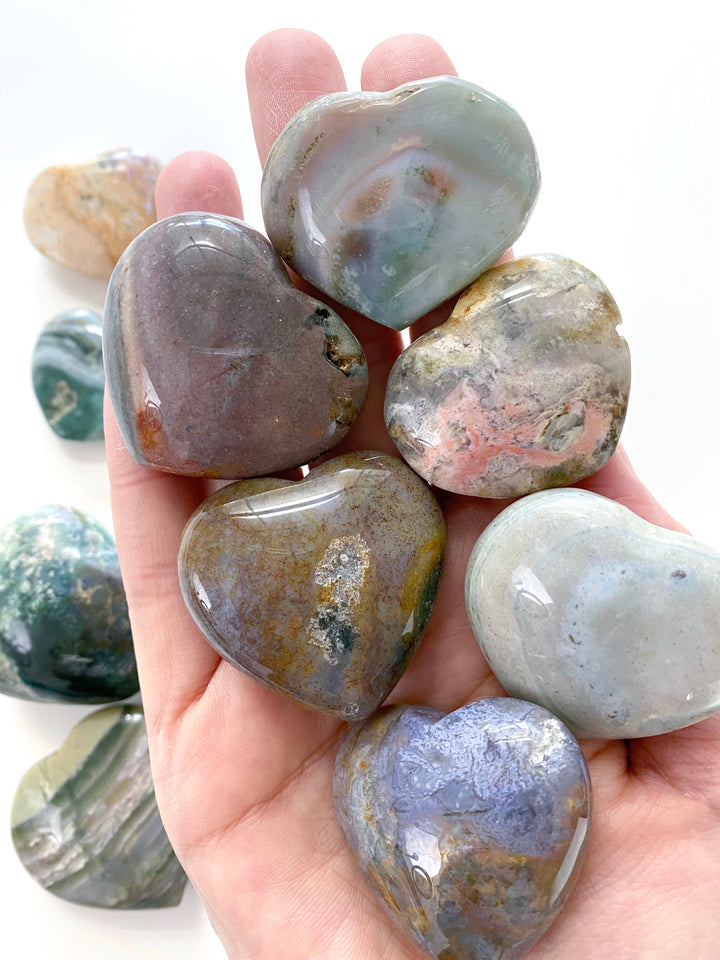 Ocean Jasper Hearts