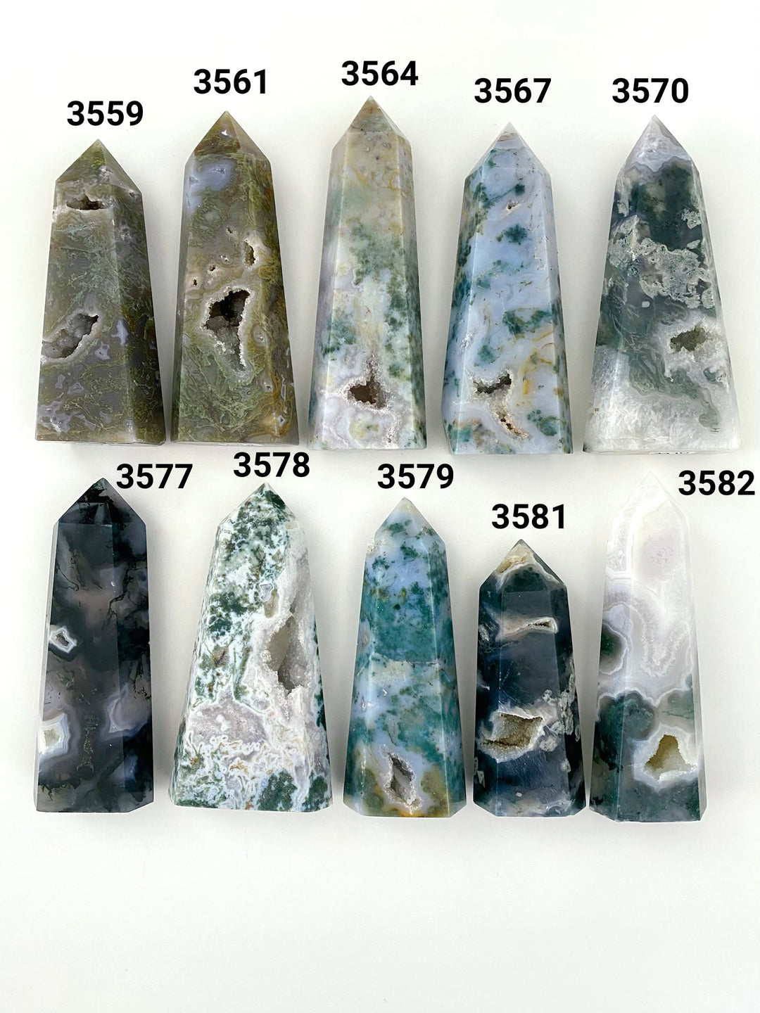 Moss Agate Towers