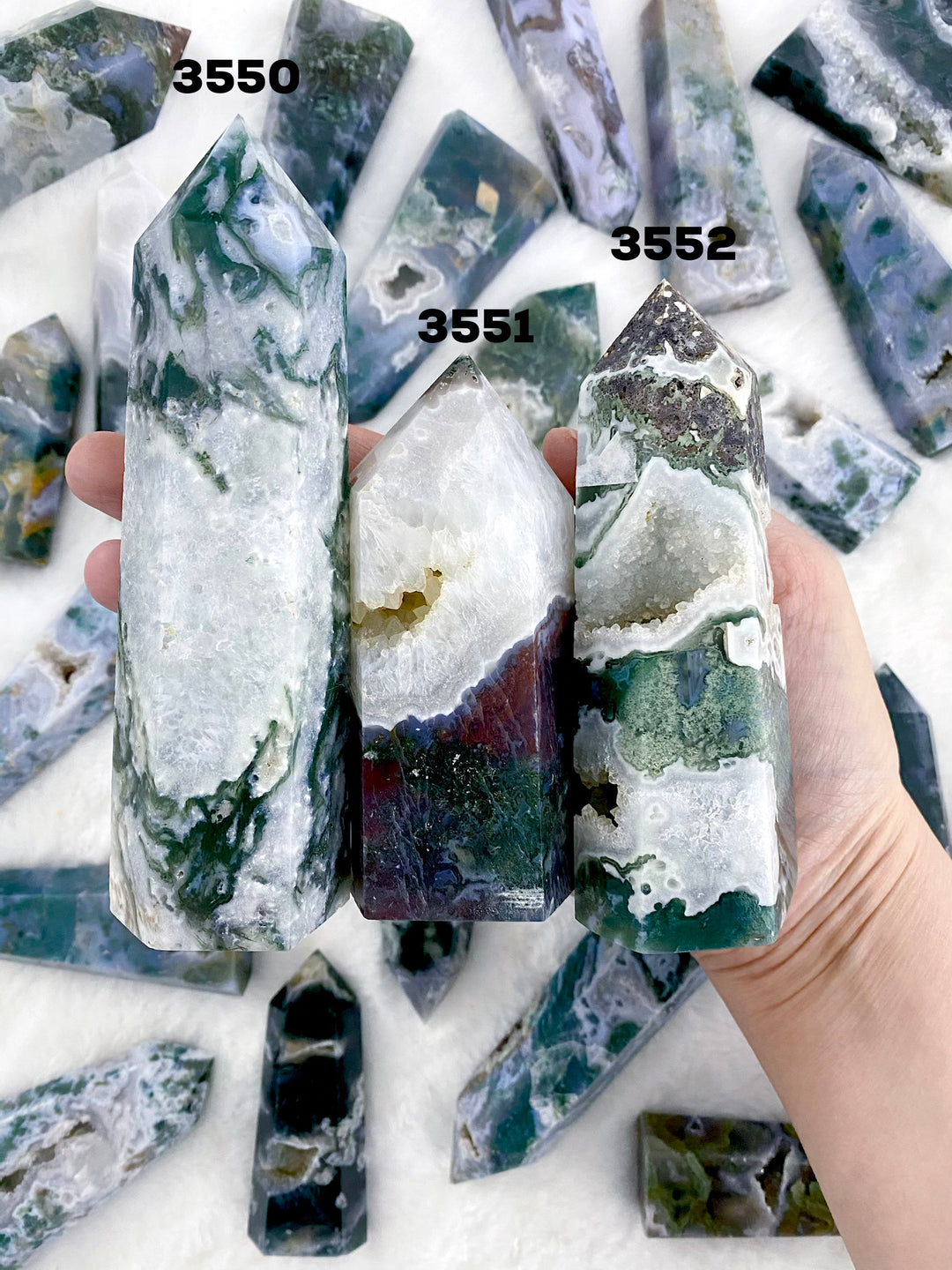 Moss Agate Towers