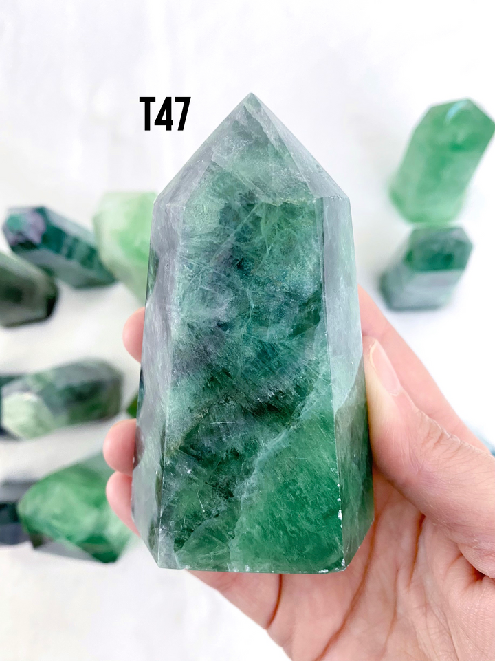 Green Fluorite Towers