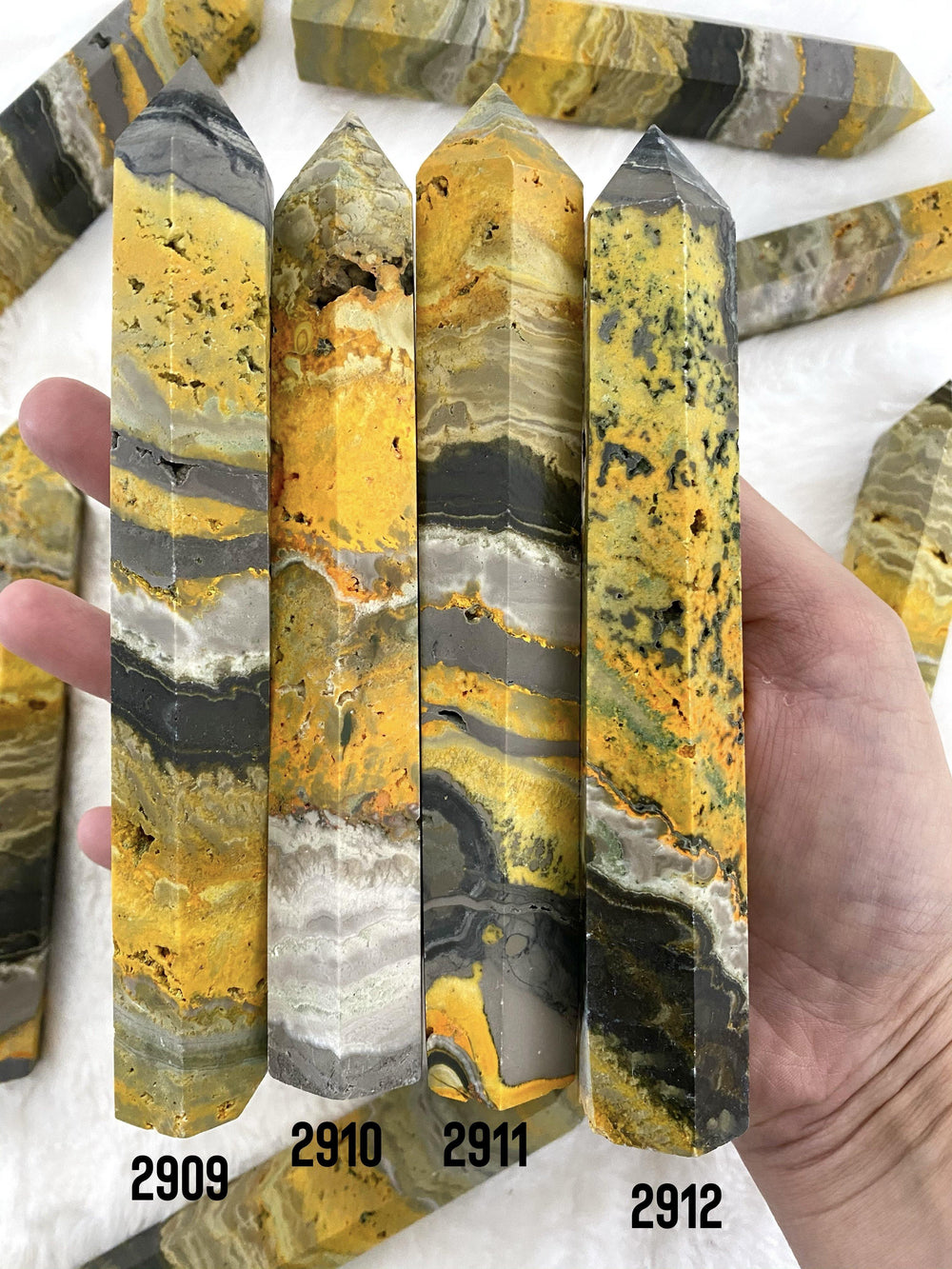 Bumble Bee Jasper Tall Towers - Uncommon Rocks