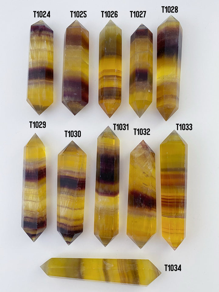 Yellow Fluorite DT Points