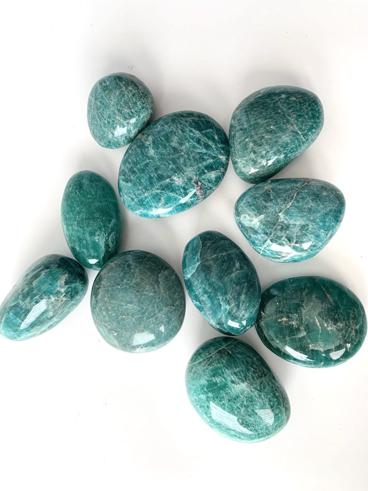 Amazonite Palm Stones - Uncommon Rocks