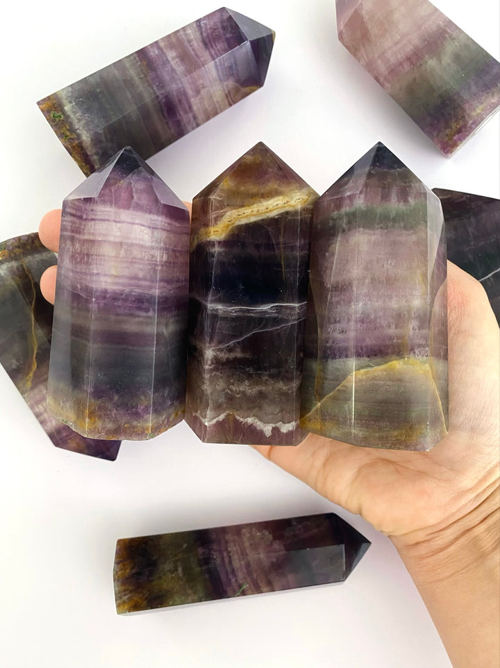 Purple Fluroite Towers