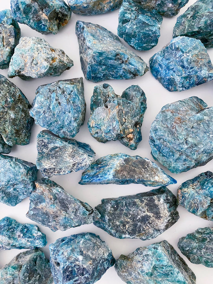 Rough Blue Apatite