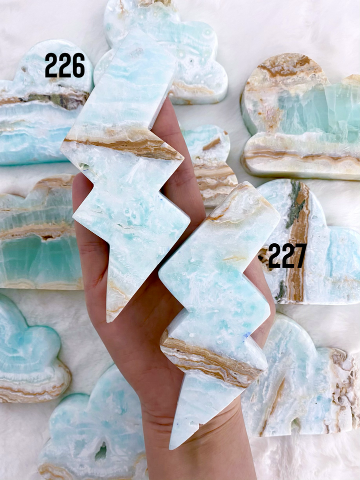 Caribbean Calcite Lighting Bolts - Uncommon Rocks