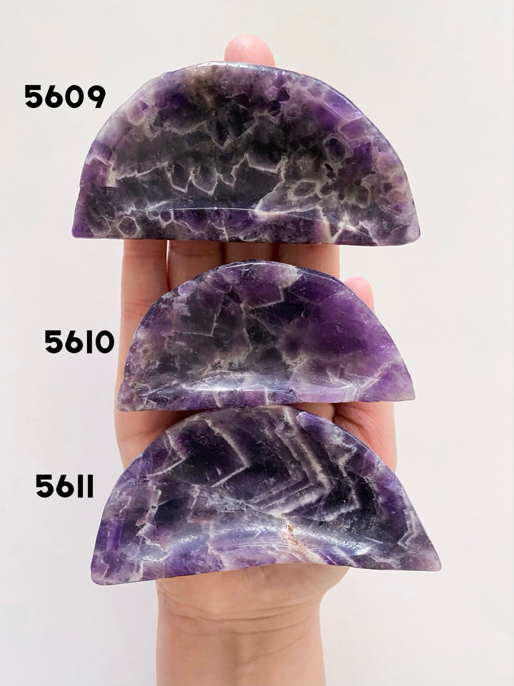 Chevron Amethyst Bowls