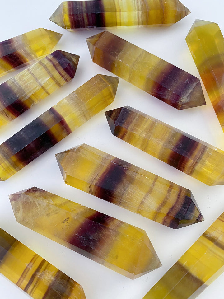 Yellow Fluorite DT Points