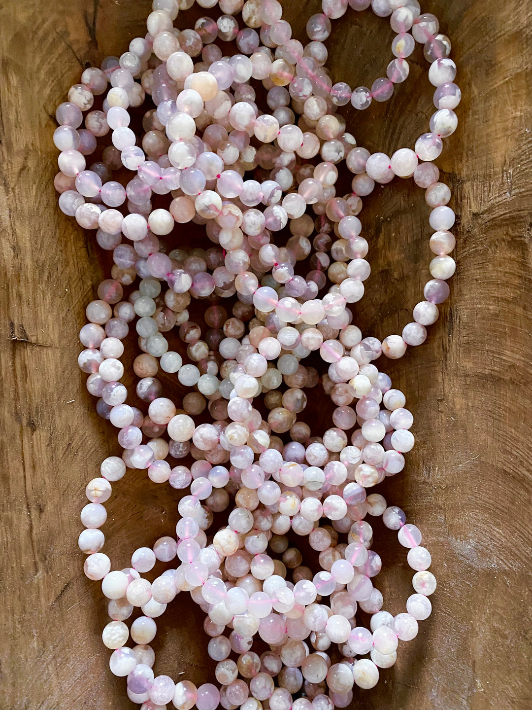 Flower Agate Bracelets