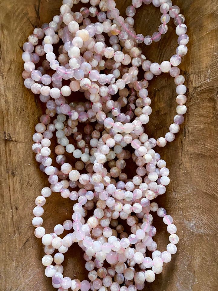Flower Agate Bracelets