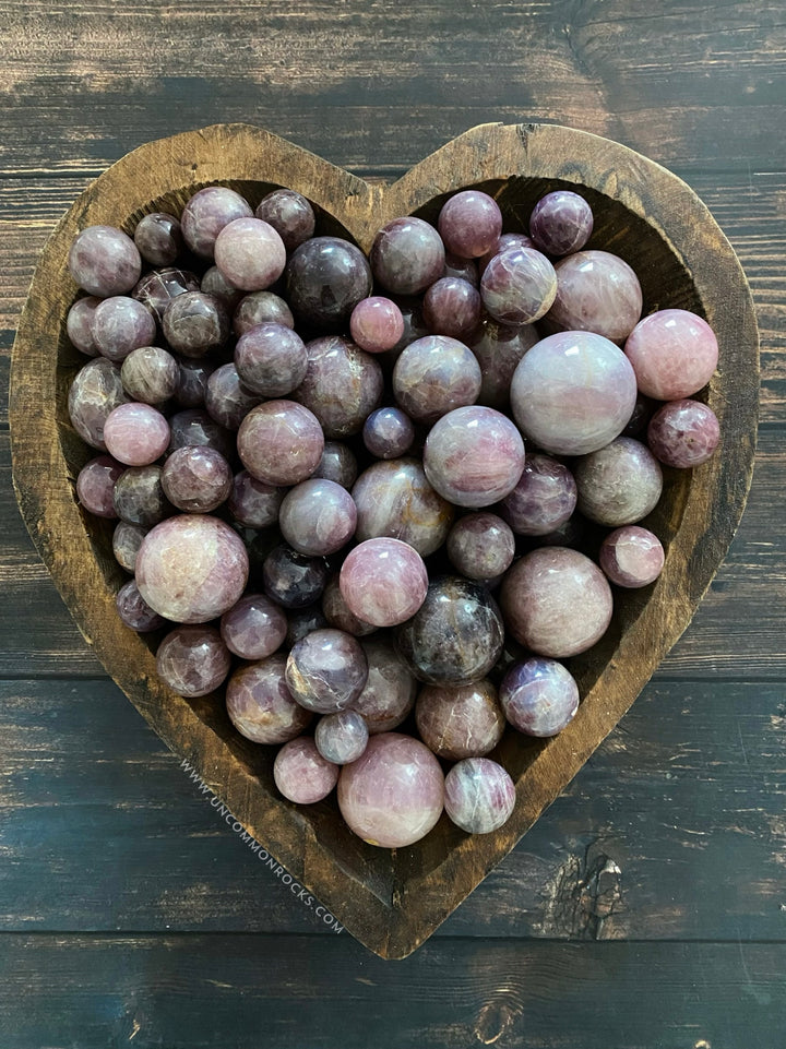 Lavender Rose Quartz Spheres