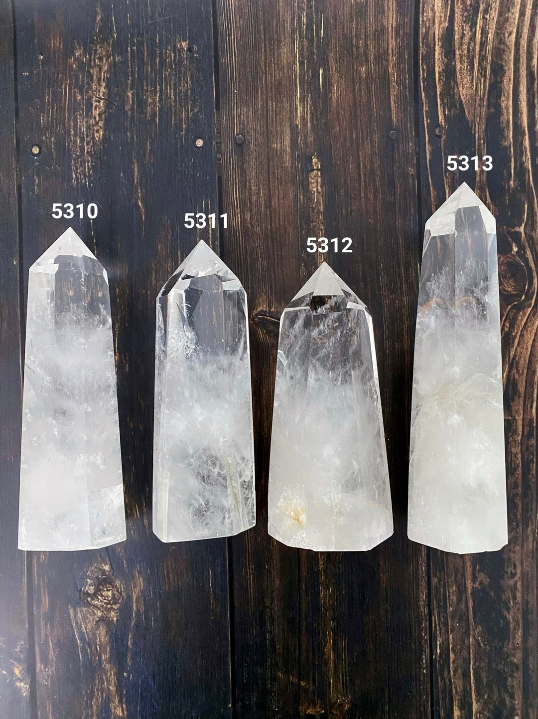Clear Quartz Towers