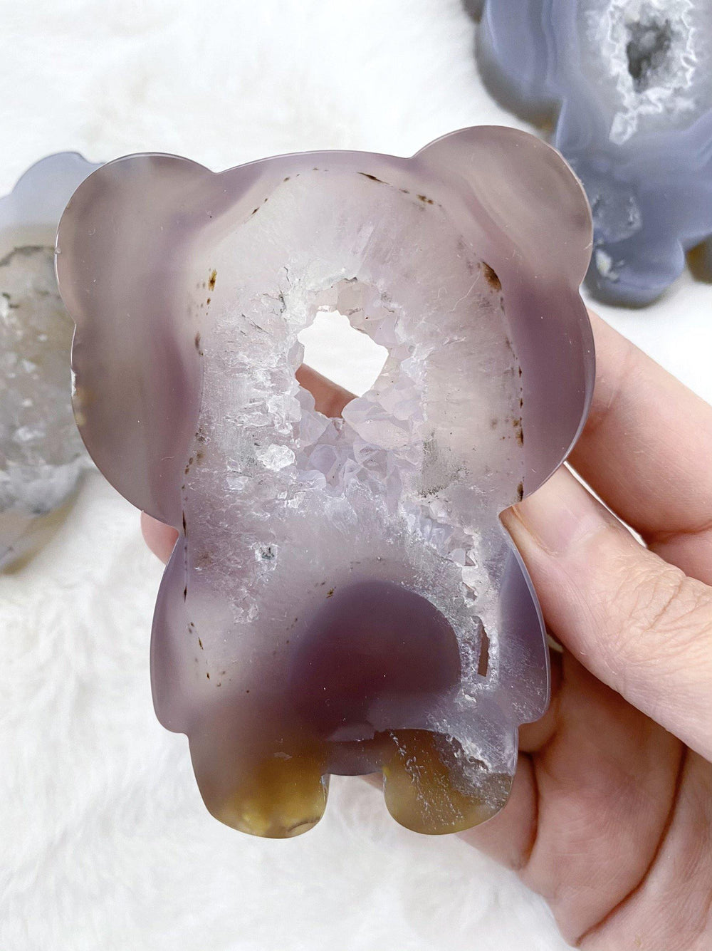 Agate Druzy Bears - Uncommon Rocks