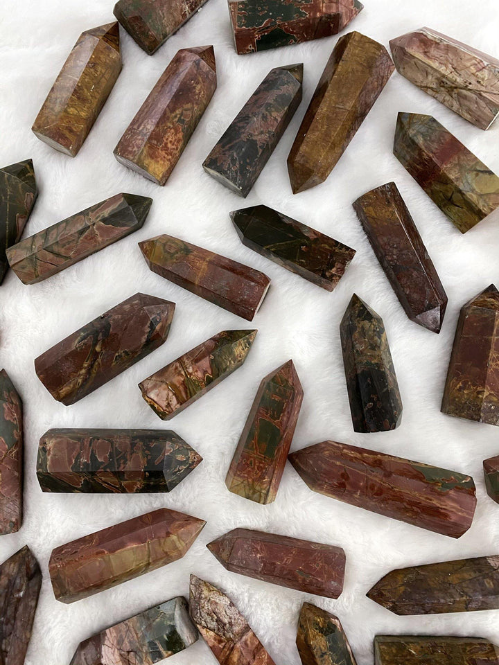 Red Creek Jasper Tower - Uncommon Rocks