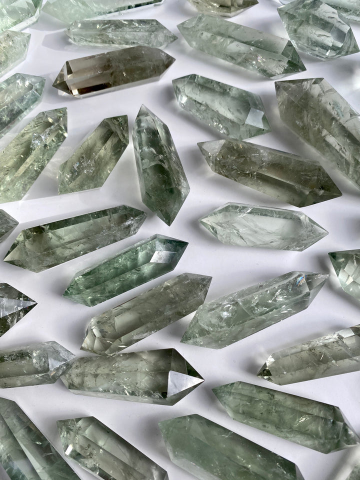 Prasiolite (Green Amethyst) DT Points