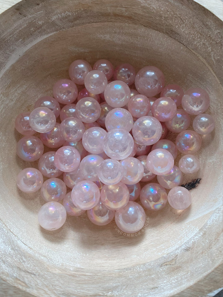 Rose Quartz Aura Spheres