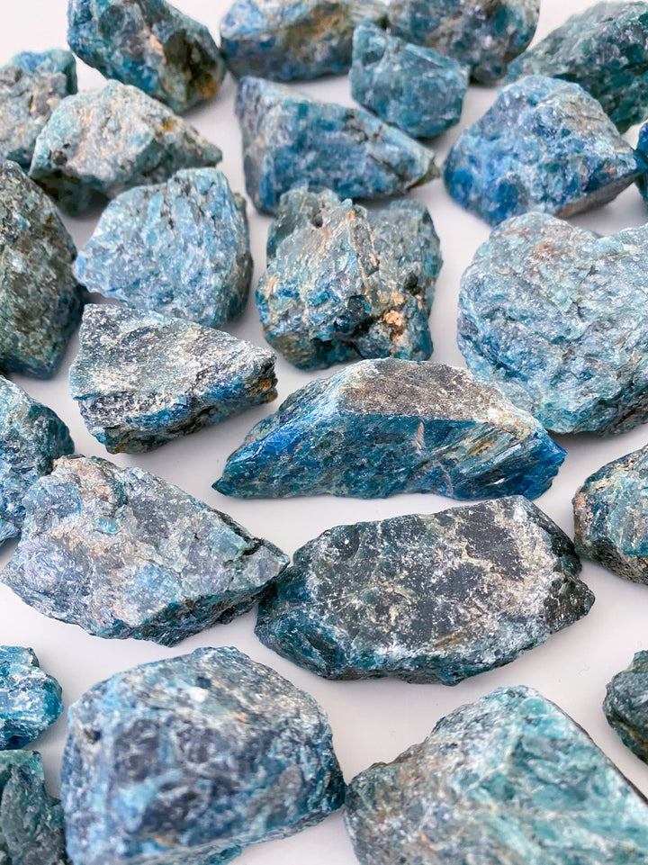 Rough Blue Apatite