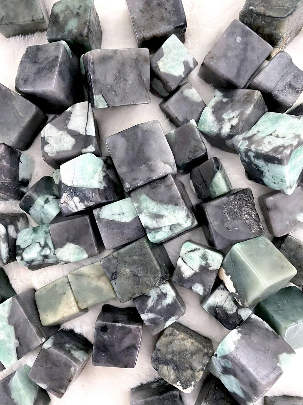 Emerald Stone Cubes - Uncommon Rocks