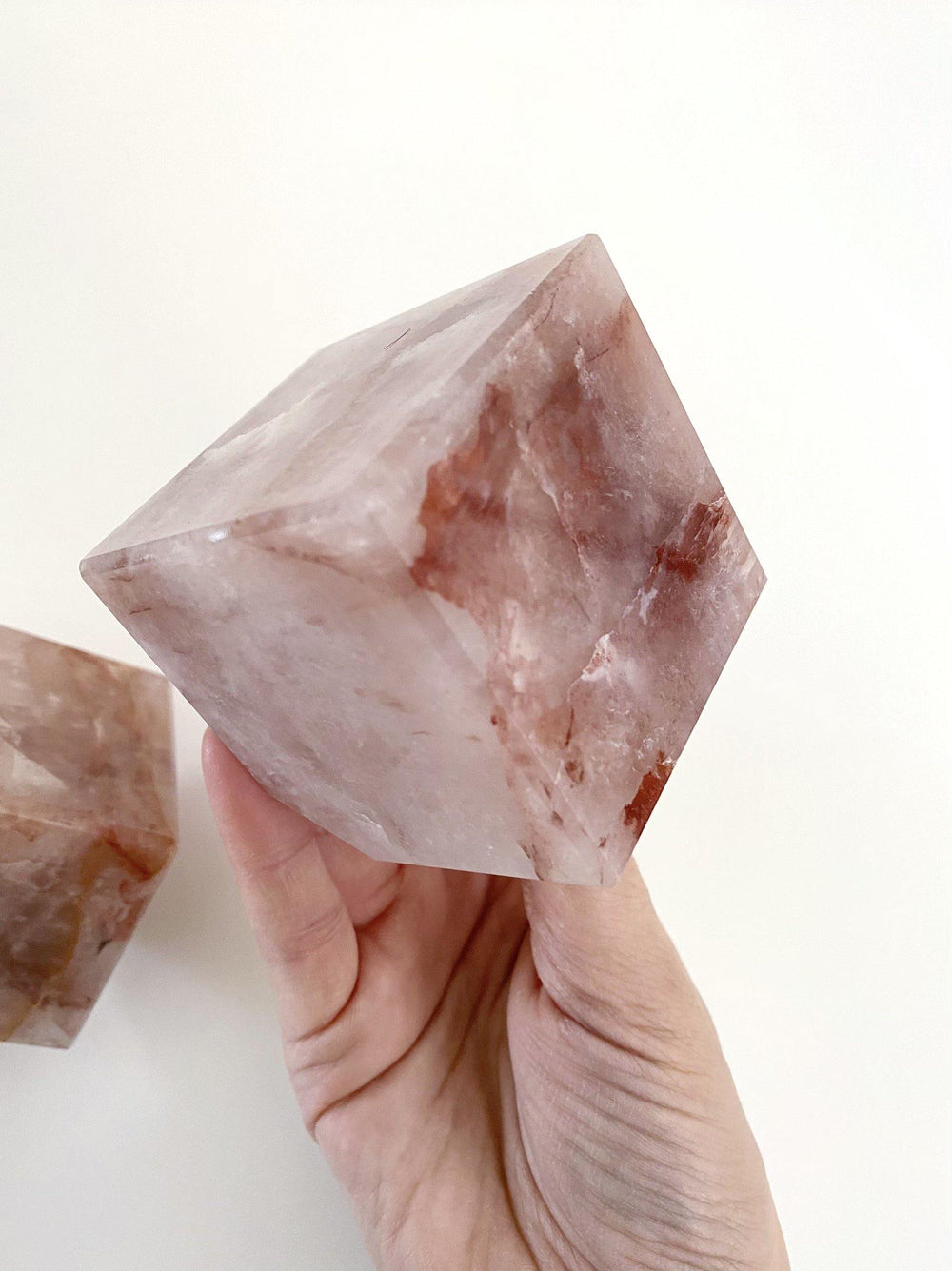 Hematoid Quartz Cubes - Uncommon Rocks