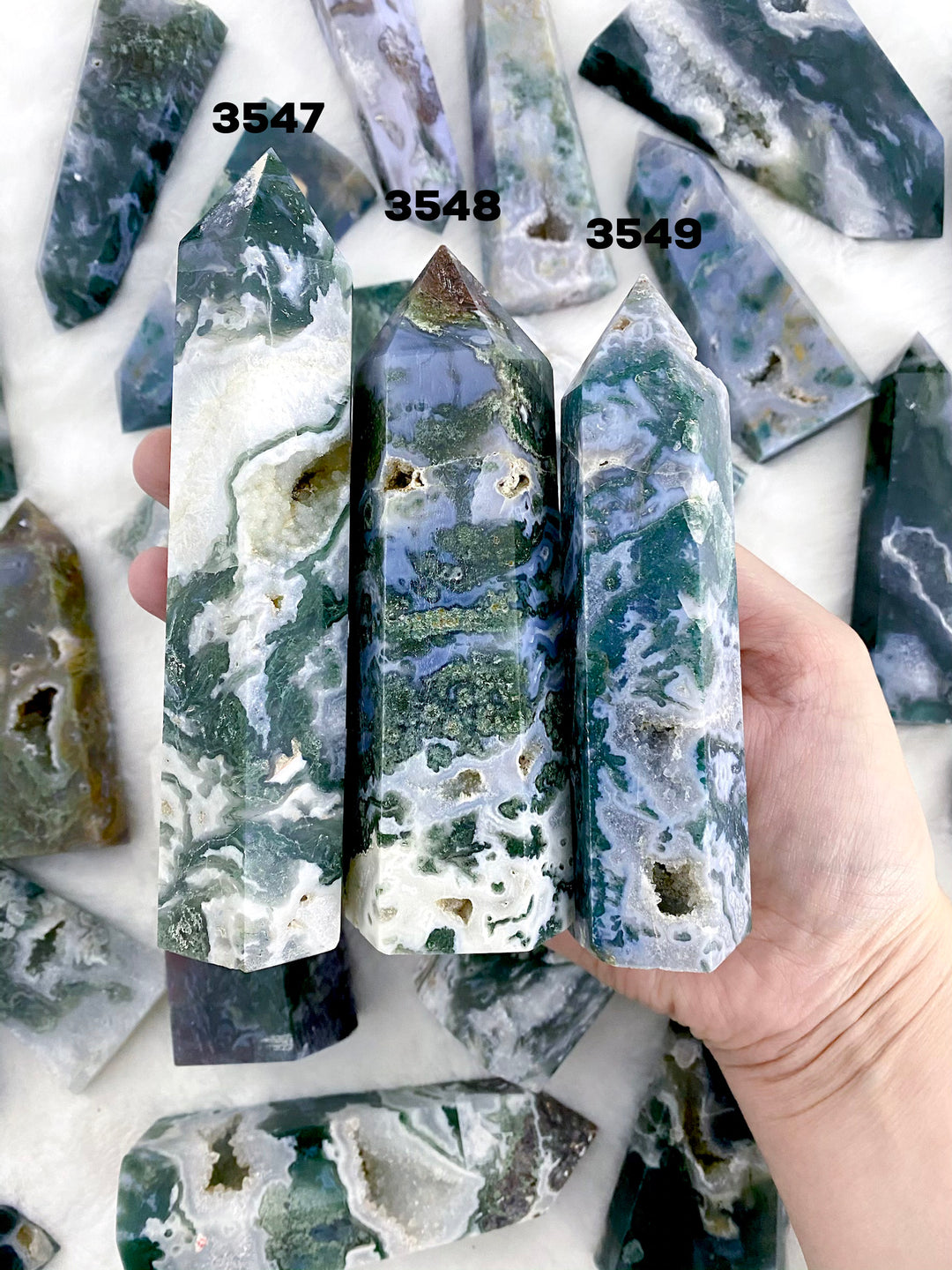 Moss Agate Towers