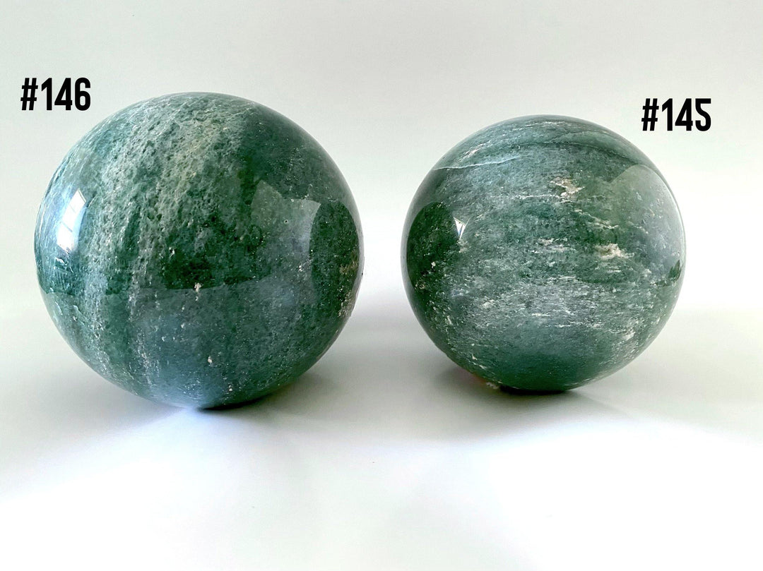 Green Aventurine Big Spheres - Uncommon Rocks