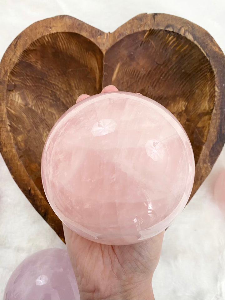 Rose Quartz Spheres