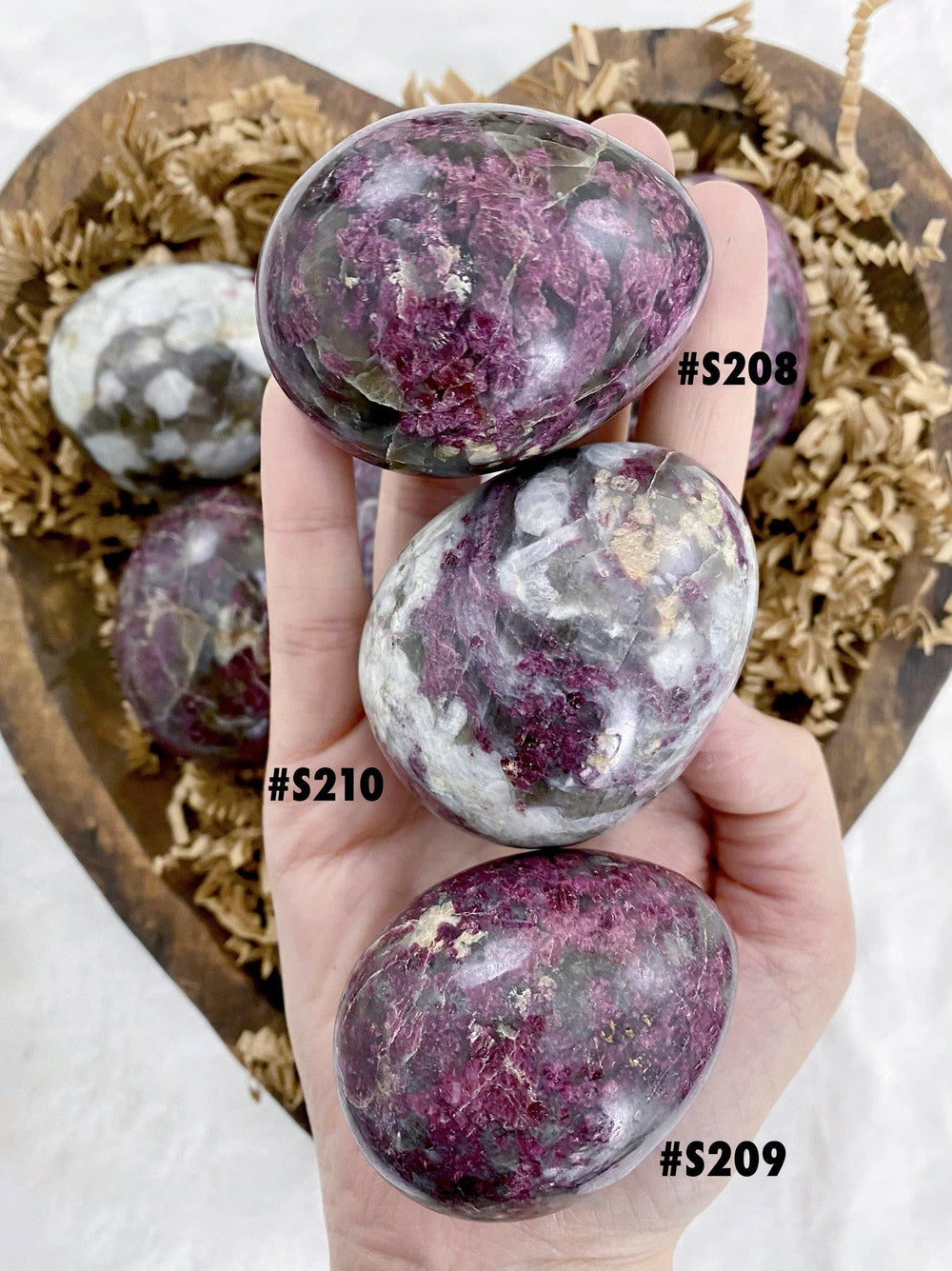 Rubellite Eggs - Uncommon Rocks