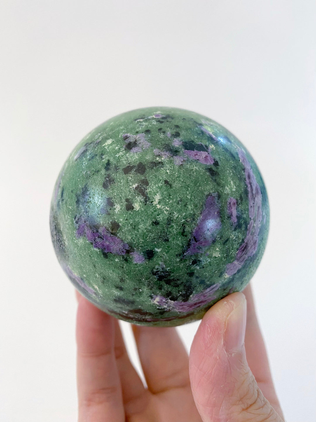 Ruby Zoisite Spheres