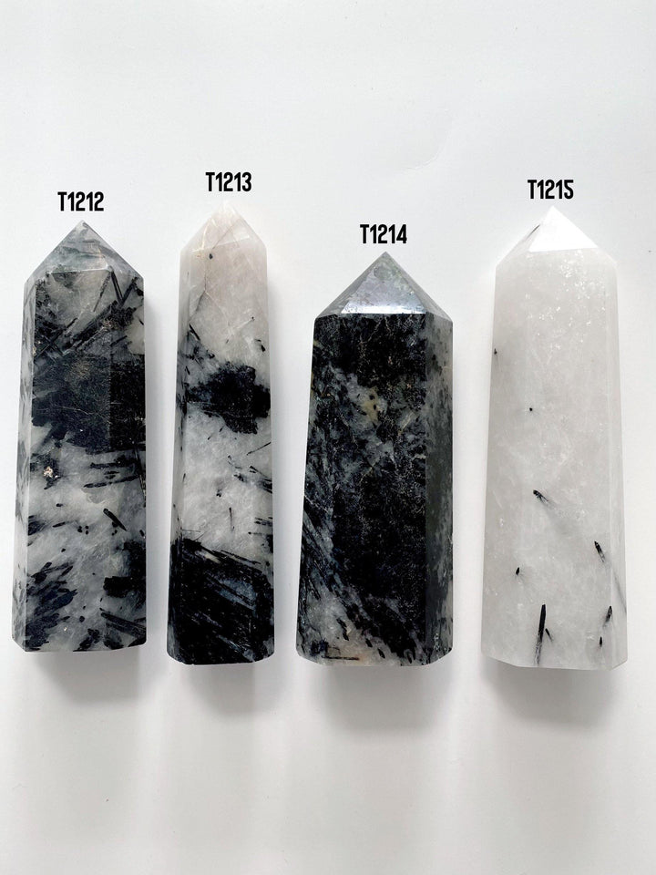 Black Tourmaline Big Towers - Uncommon Rocks