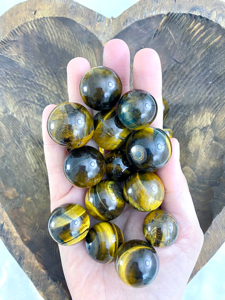 Tiger Eye Spheres