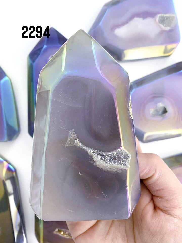 Aura Agate Towers - Uncommon Rocks