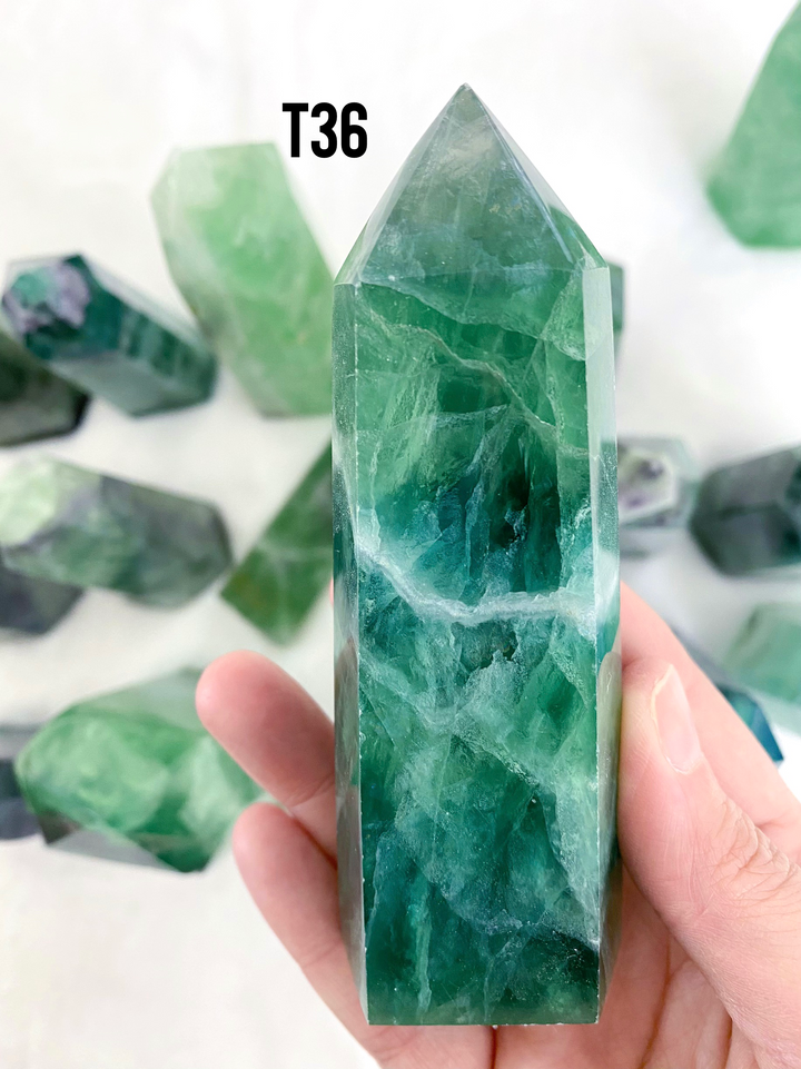 Green Fluorite Towers