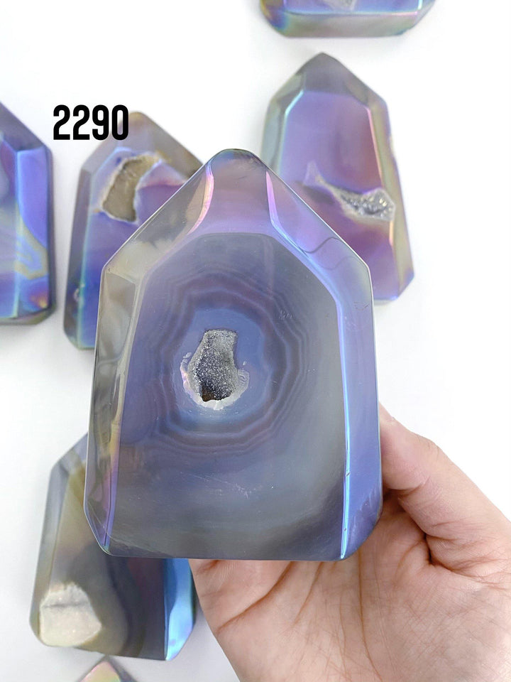 Aura Agate Towers - Uncommon Rocks